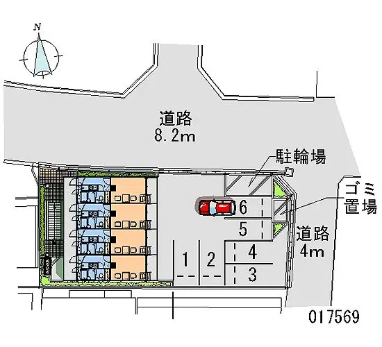 ★手数料０円★高槻市津之江町　月極駐車場（LP）